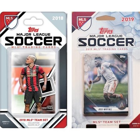 WILLIAMS & SON SAW & SUPPLY C&I Collectables ATLUN219TS MLS Atlanta United 2 Different Licensed Trading Card Team Set ATLUN219TS